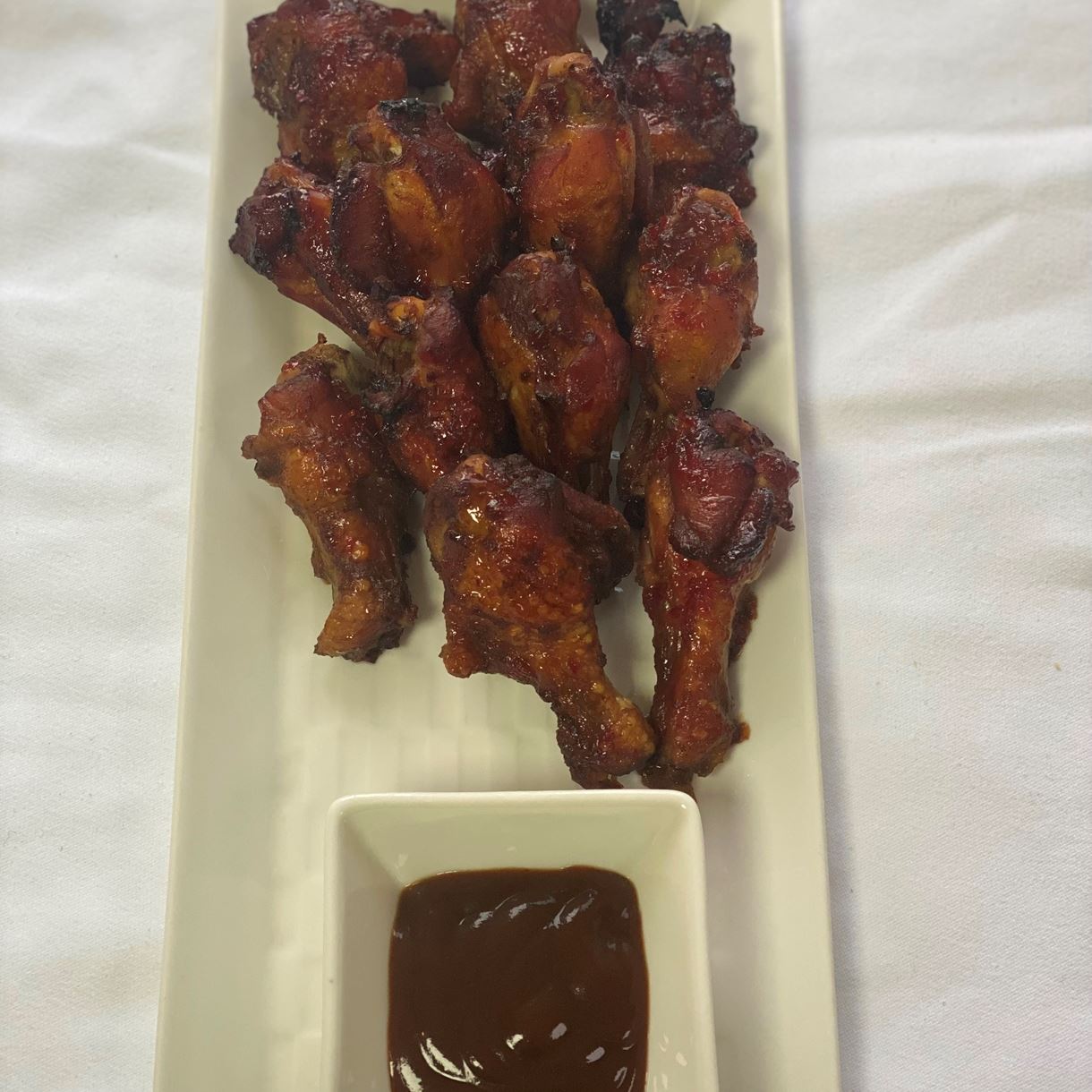 Курячі крильця з соусом